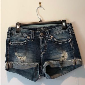 Silver Jeans Shorts